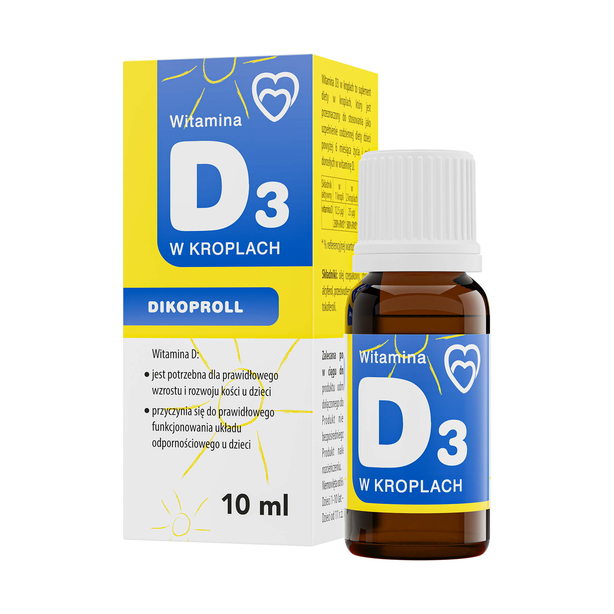 Witamina D3 Dikoproll, 10 ml