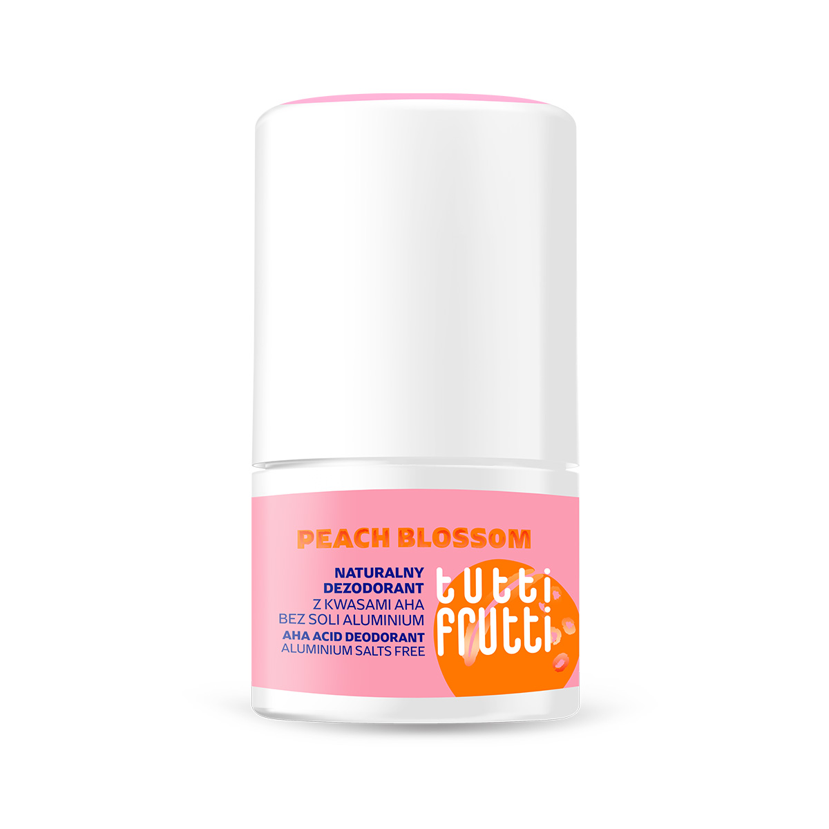 Tutti Frutti, Naturalny dezodorant kwasowy PeachBlossom + Kwasy AHA, 50 ml zdjęcie