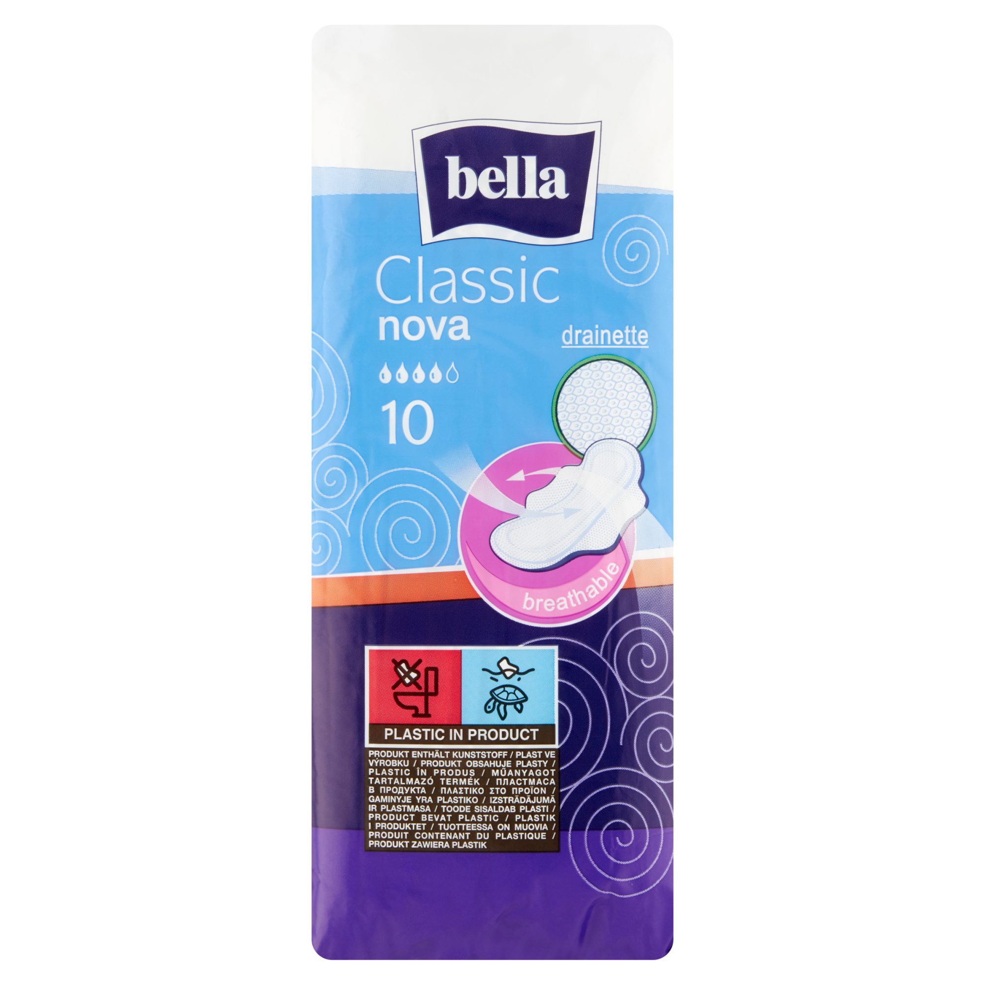 Bella CLASSIC Nova Air Podpaski - 10 szt. - cena, właściwości, opinie zdjęcie