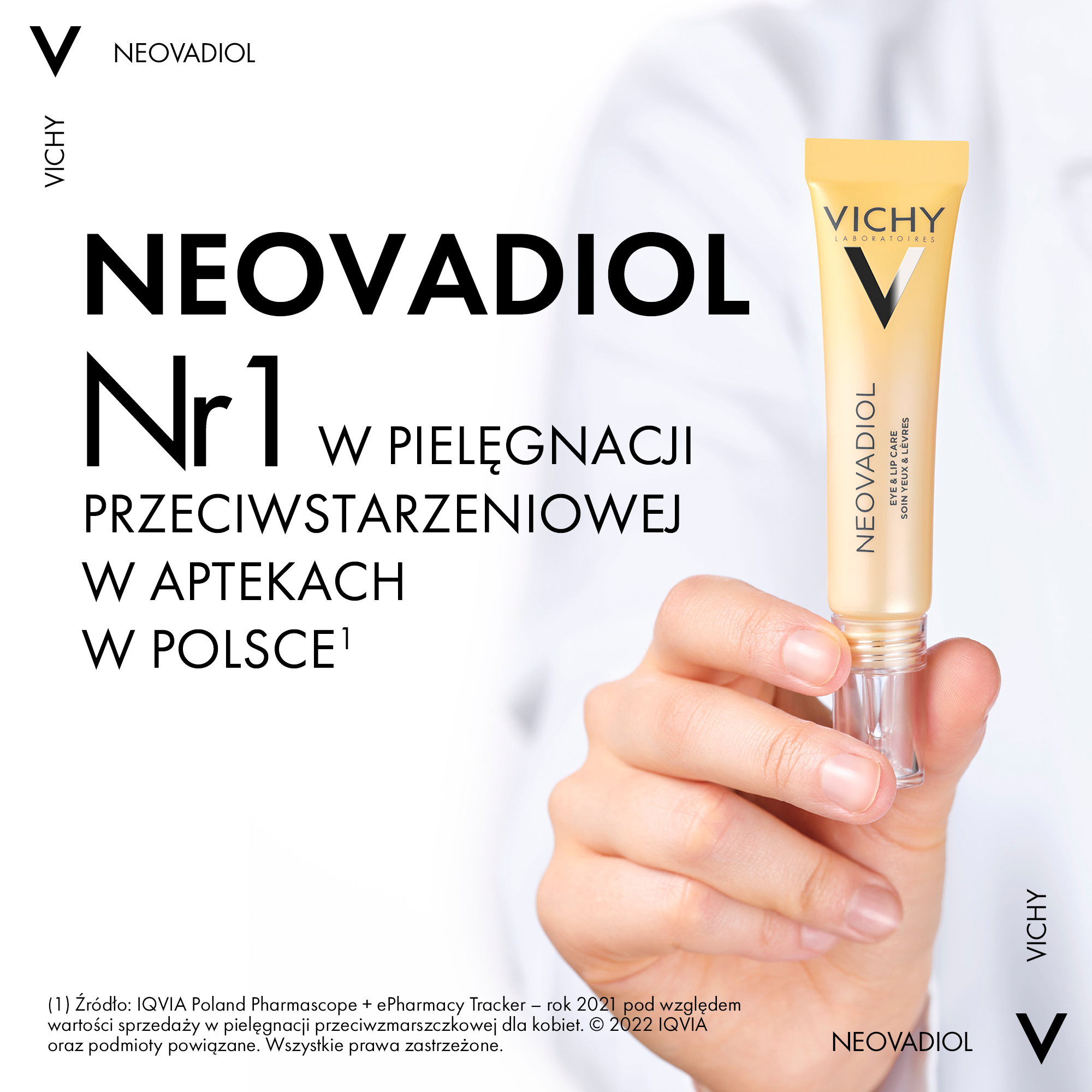 Vichy Neovadiol  Oczy i Usta korygujący przeciwzmarszczkowy krem do skóry wokół oczu i ust, 15 ml