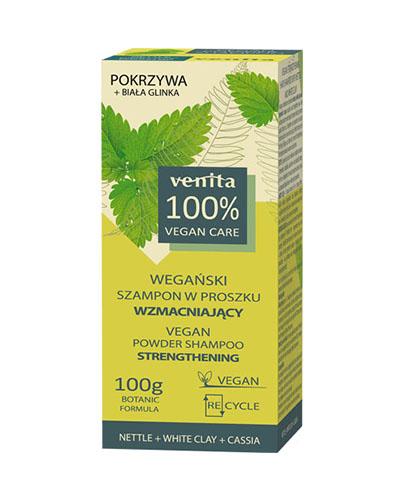 VENITA Wegański Szampon do włosów wzmacniający z pokrzywą, 100 g zdjęcie