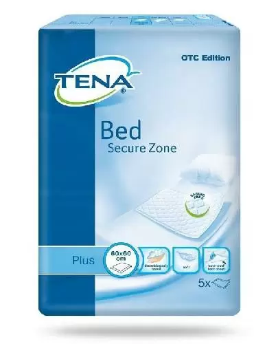Tena Bed Plus 60 x 60 cm podkłady chłonne 5 sztuk zdjęcie