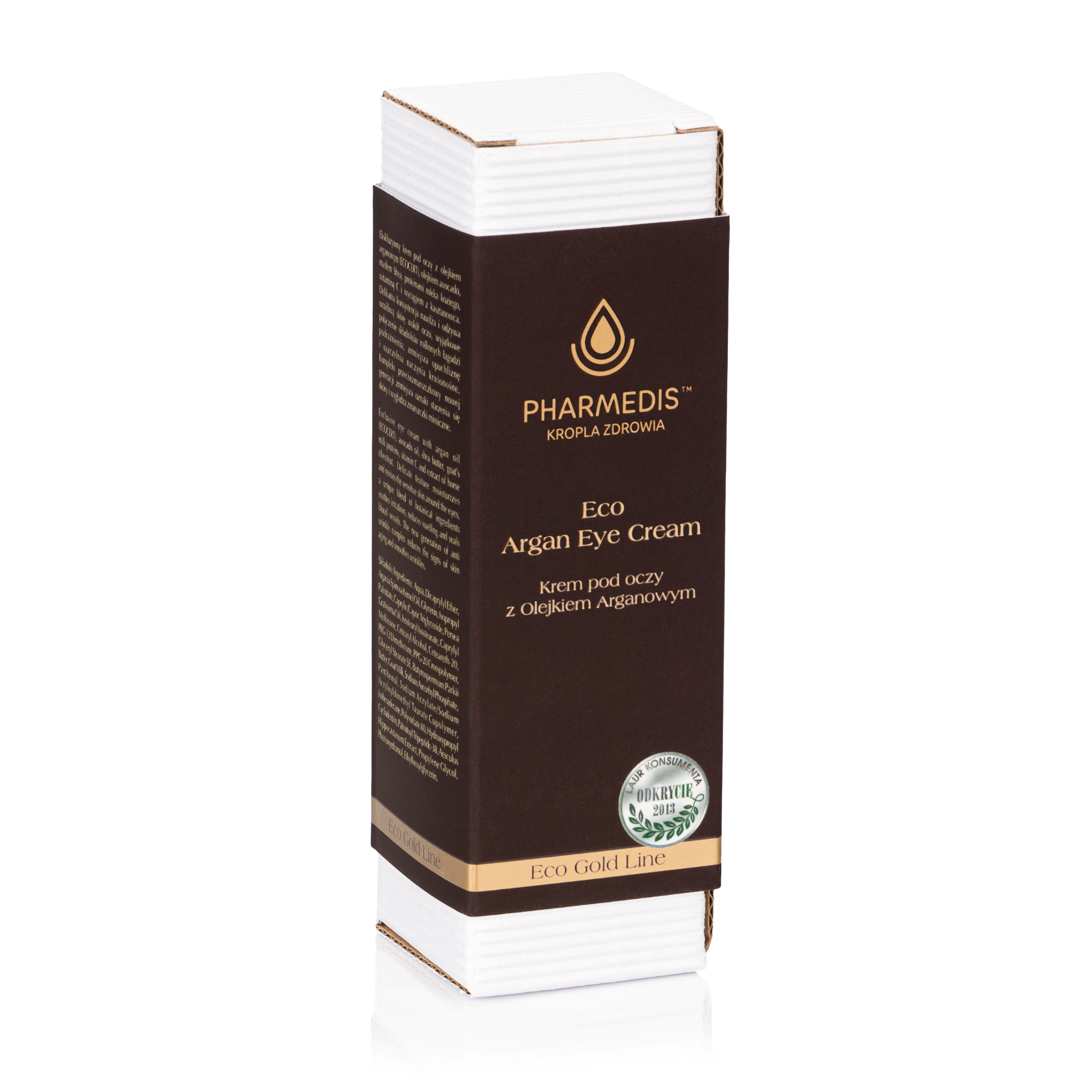 Kropla Zdrowia Eco Argan Eye Cream Krem pod oczy z olejkiem arganowym - 30 ml zdjęcie