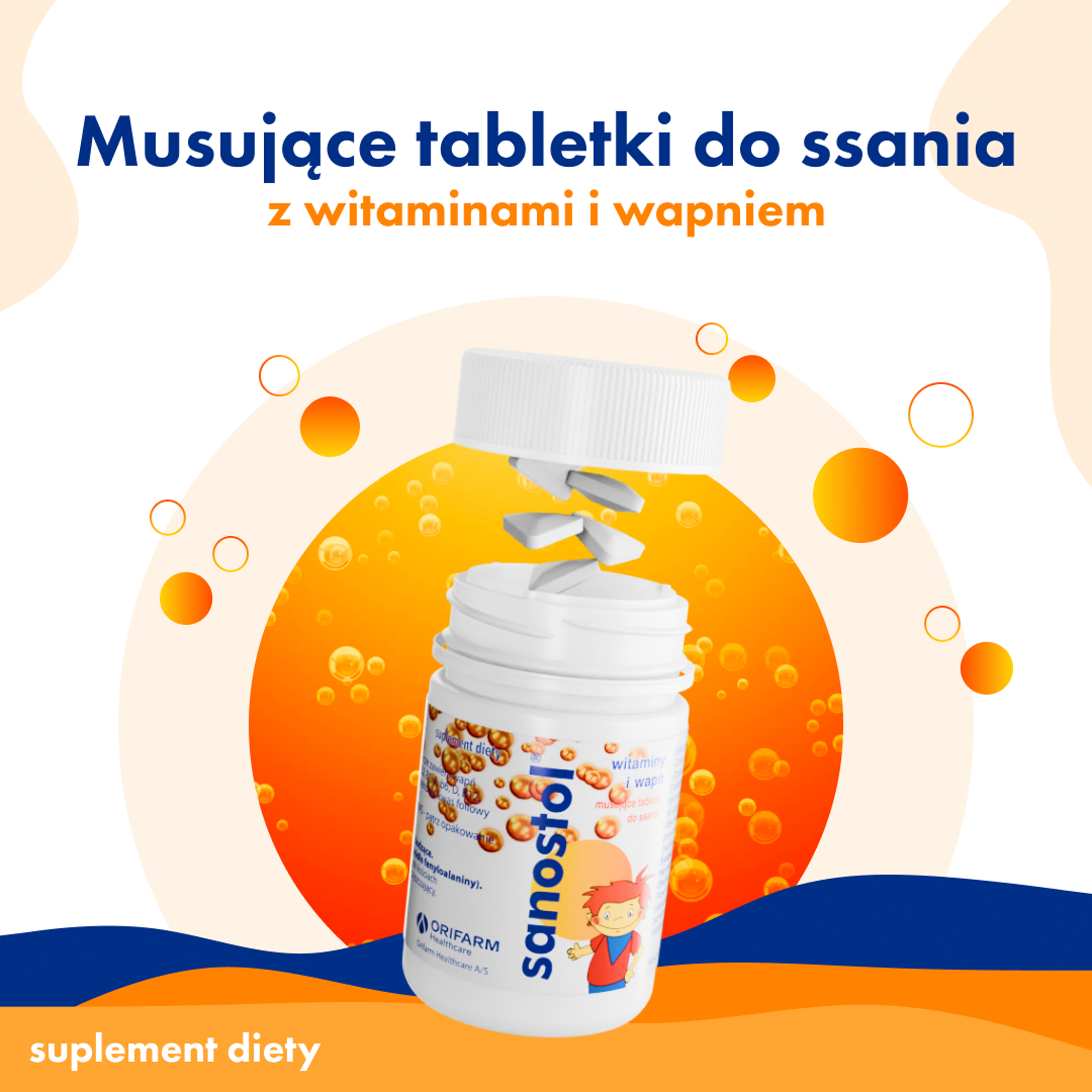 SANOSTOL Witaminy i minerały - 30 tabl.