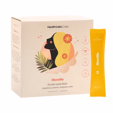 Health Labs Care, GlowMe, smak ananas-mango, saszetki, 30 sztuk zdjęcie