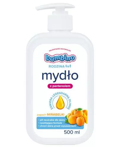 Bambino Rodzina mydło do rąk o zapachu Mirabelki 500 ml zdjęcie