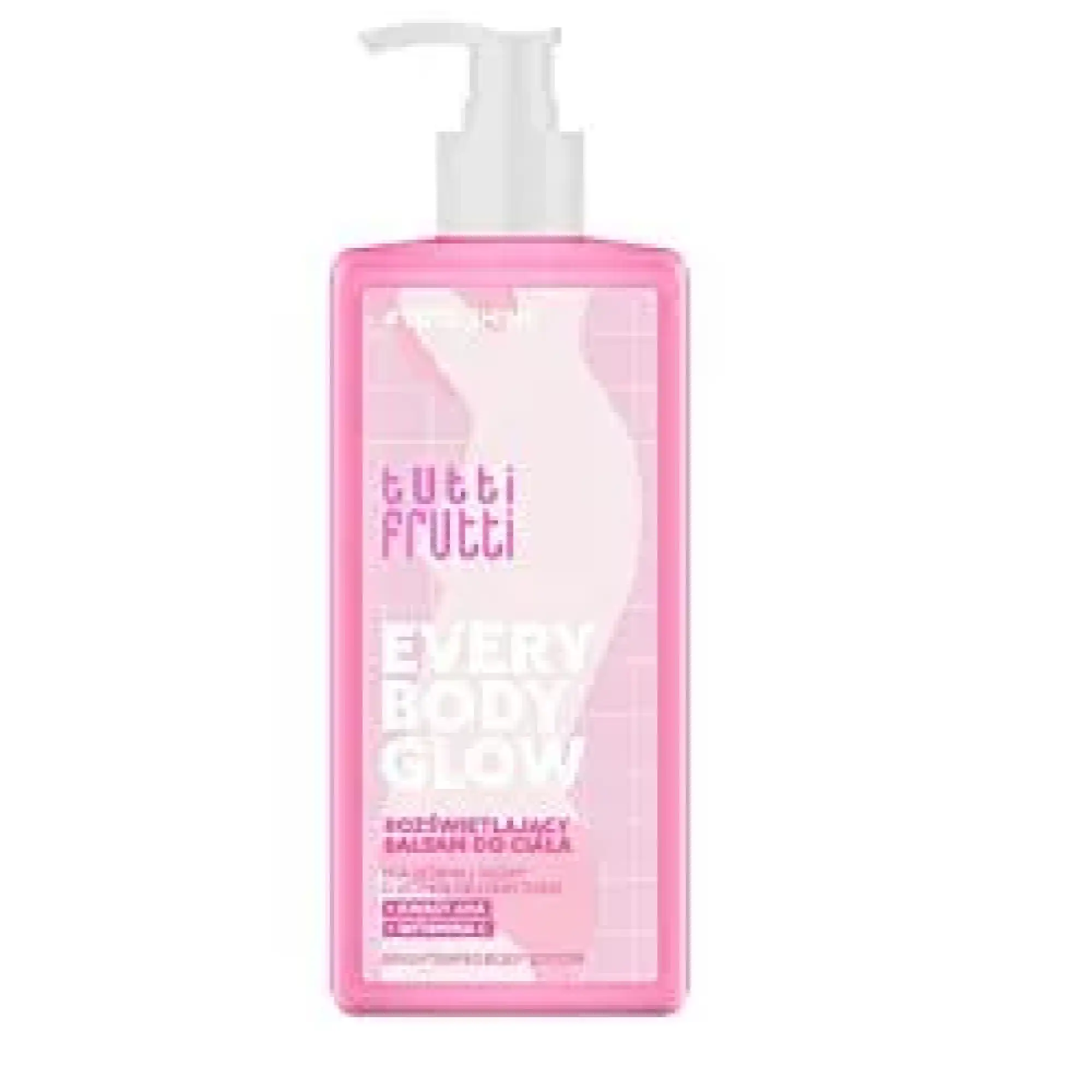 Tutti Frutti, Everybody Glow Yuzushine Rozświetlający balsam do ciała + kwasy aha + witamina C, 250 ml zdjęcie