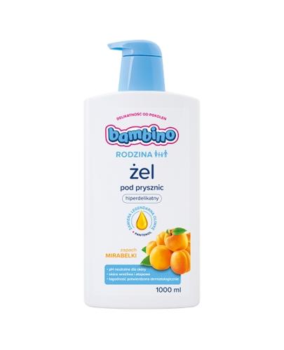 BAMBINO RODZINA Żel pod prysznic zapach mirabelki - 1000 ml - cena, opinie, właściwości zdjęcie
