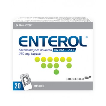Enterol 250 mg 20 kapsułek