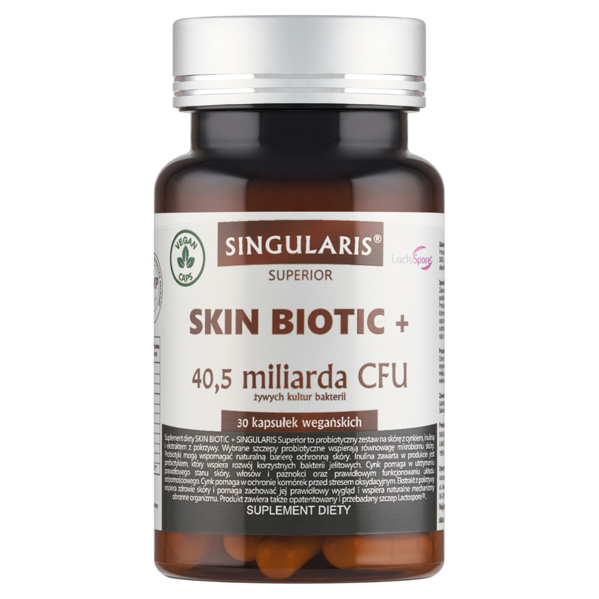 Singularis Superior Kapsułki skin biotic +, kapsułki, 30 sztuk zdjęcie