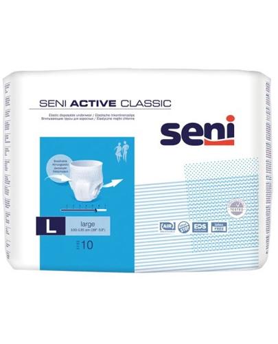 Seni Active Classic L Elastyczne majtki chłonne, 10 sztuk zdjęcie