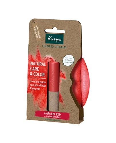 Kneipp Koloryzujący balsam do ust Natural Red, 3,5 g zdjęcie