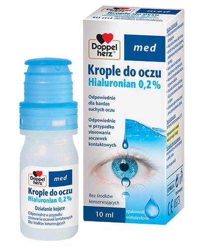 DOPPELHERZ MED Krople do oczu Hialuronian 0,2% - 10 ml  zdjęcie