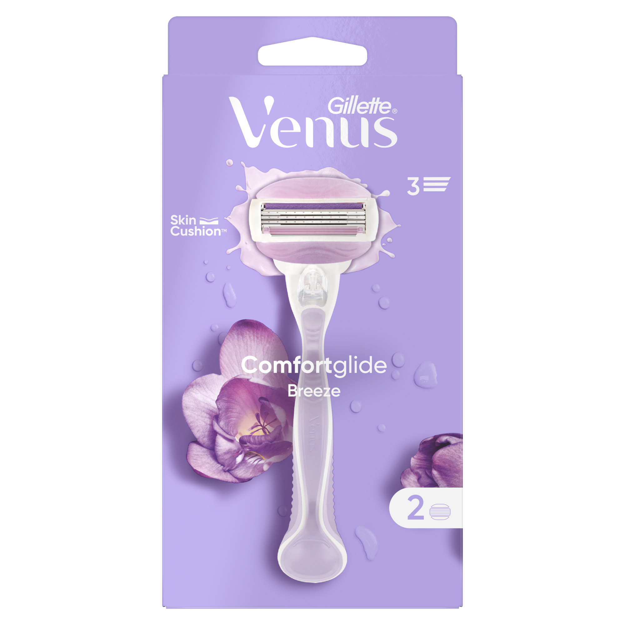 Gillette Venus Comfortglide Breeze Maszynka 2 ostrza, 1 sztuka zdjęcie