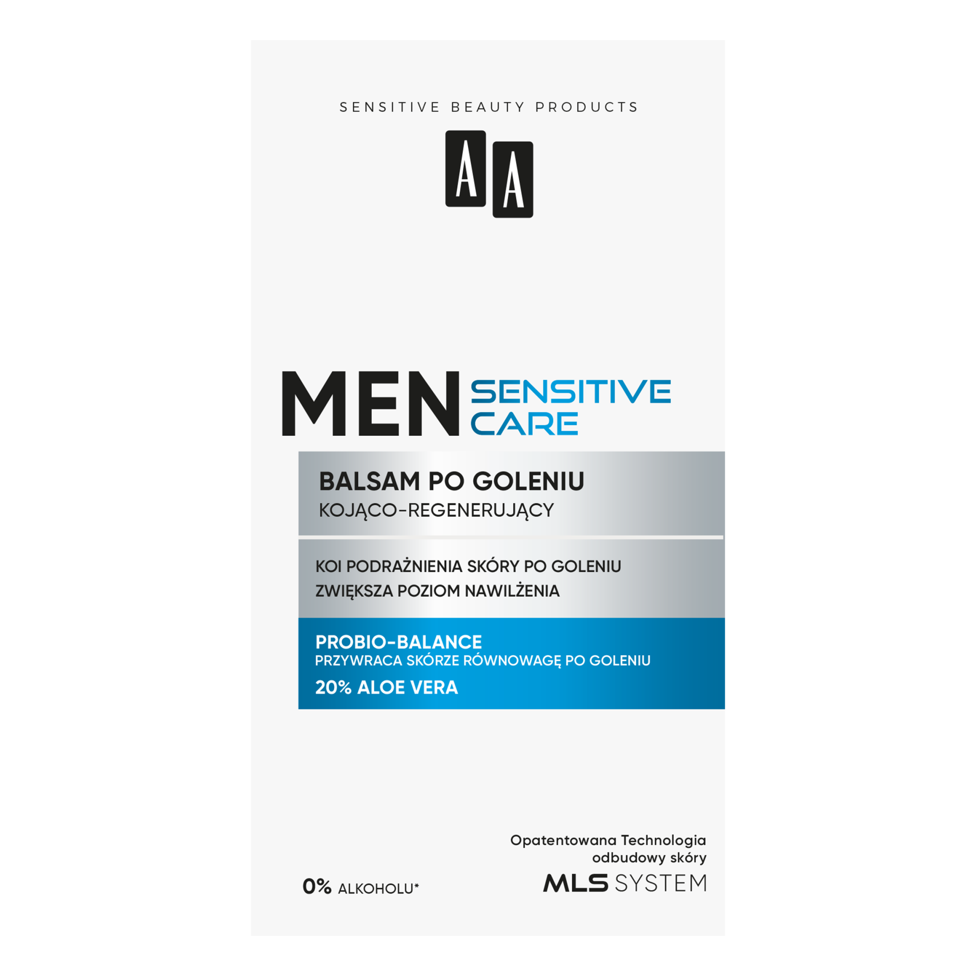 AA Men Sensitive Balsam po goleniu kojąco-regenerujący, 100 ml zdjęcie