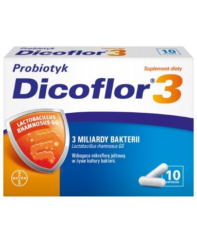 Dicoflor 3, kapsułki, 10 kapsułek zdjęcie