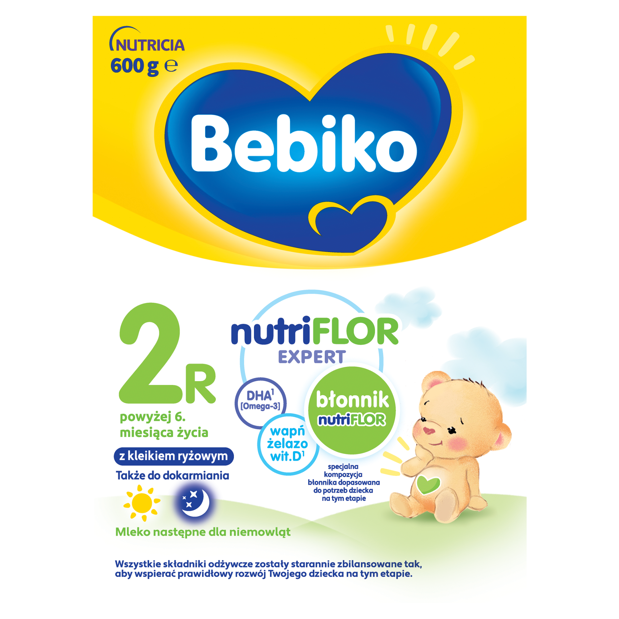 Bebiko 2R Nutriflor expert mleko następne dla niemowląt 600 g zdjęcie