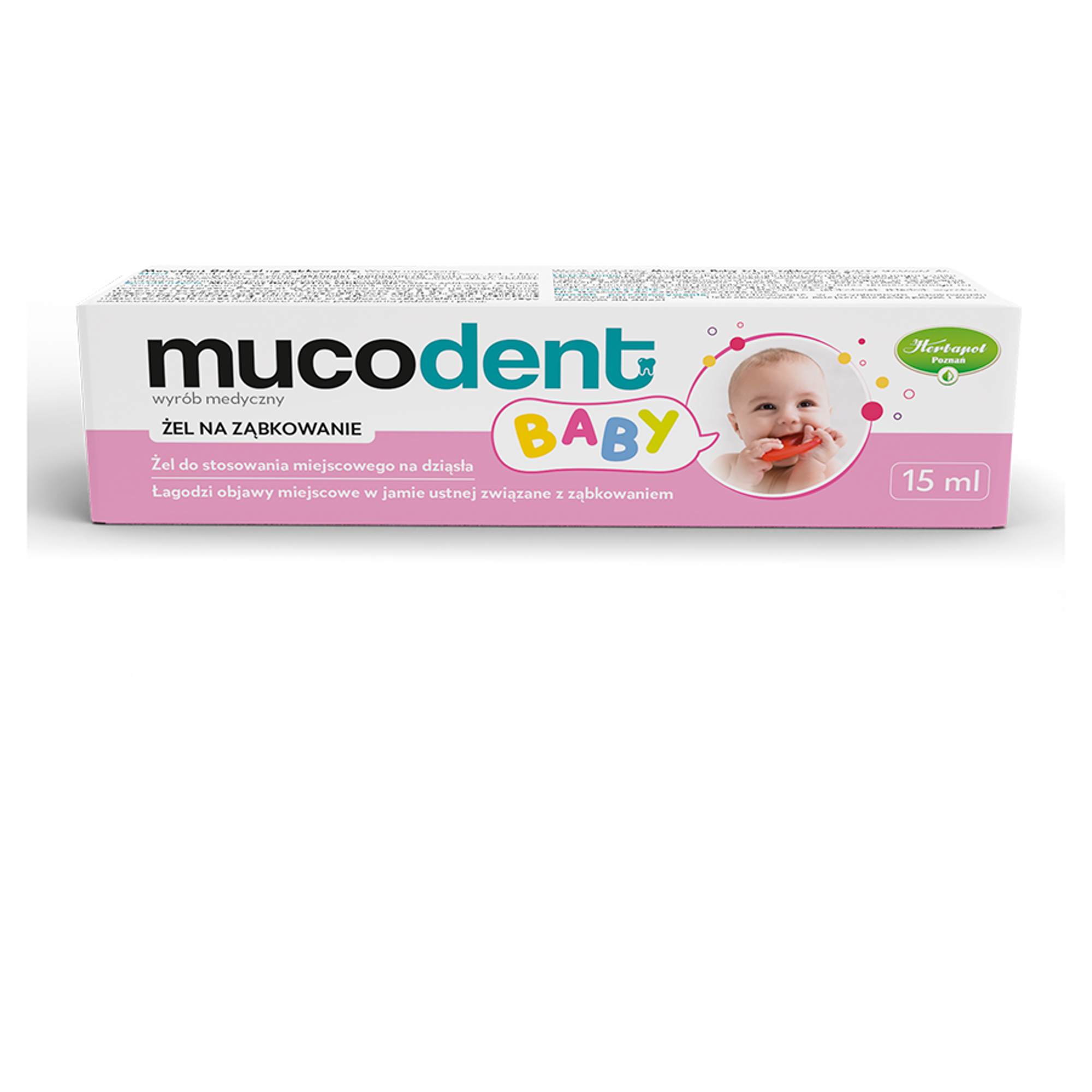 Herbapol, Mucodent Baby, Żel na ząbkowanie, 15 ml zdjęcie