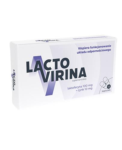Lactovirina - 15 kaps. - cena, opinie, właściwości zdjęcie