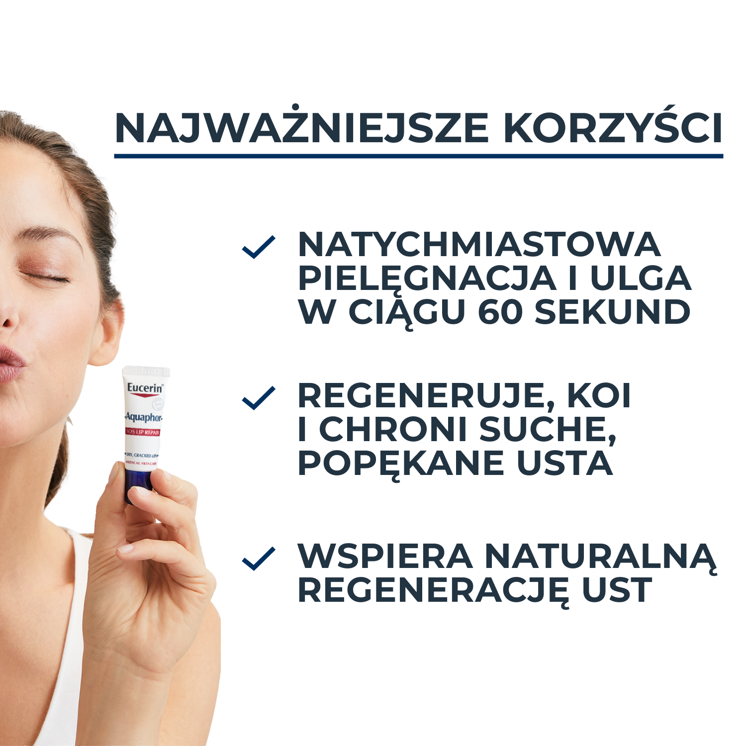 Eucerin Aquaphor, pomadka ochronna, 10 ml