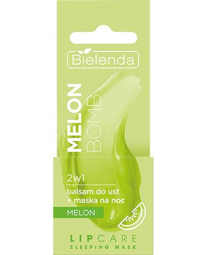  BIELENDA LIP CARE SLEEPING MASK melon bomb 2w1 balsam do ust + maska na noc melon, 10 g zdjęcie
