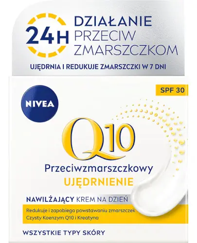 Nivea Q10 Ujędrnienie przeciwzmarszczkowy krem na dzień SPF30 50 ml  zdjęcie