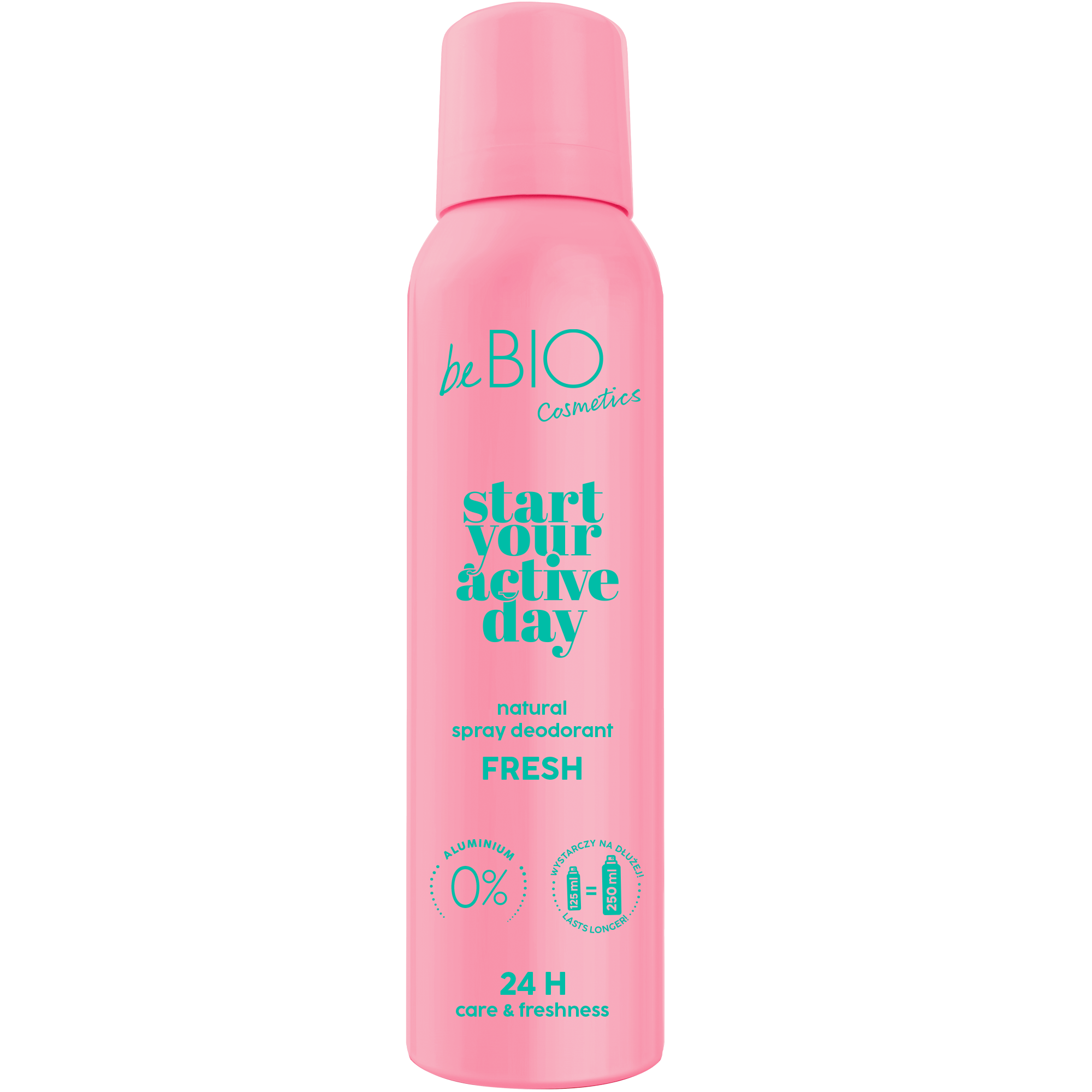 BeBIO Start your active day Naturalny dezodorant w sprayu Fresh, 125 ml zdjęcie