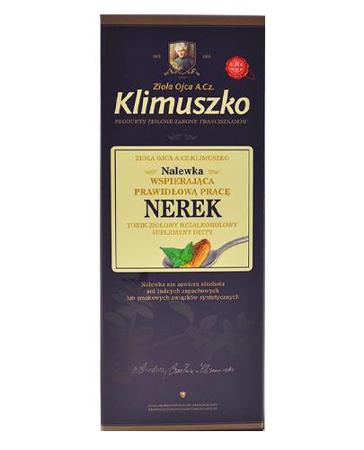 Zioła Ojca Klimuszko Nalewka wspierająca prawidłową pracę nerek, 200 ml, cena, opinie, właściwości zdjęcie