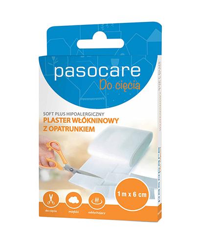 Plaster włókninowy z opatrunkiem SOFT PLUS PASOCARE 1m x 6cm  zdjęcie