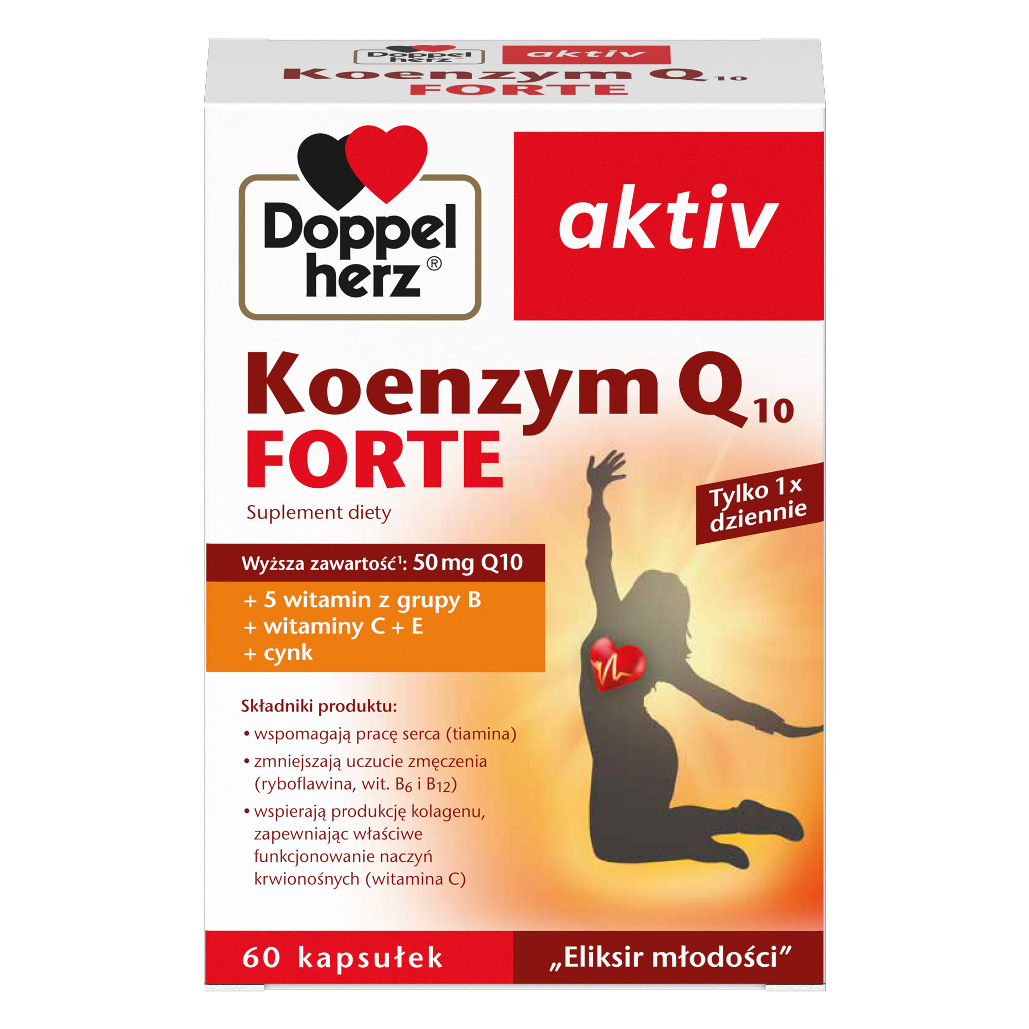 Doppelherz Aktiv Koenzym Q10 Forte 60 kapsułek zdjęcie