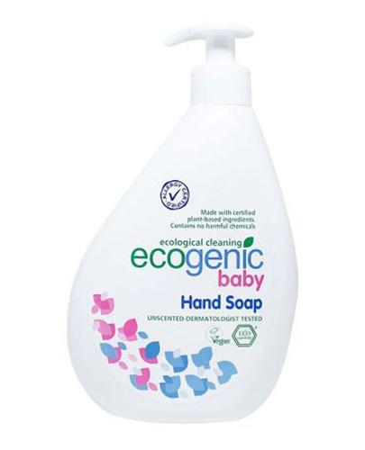 Ecogenic, Ekologiczne Mydło do rąk w płynie dla dzieci z pompką, bezzapachowe, 500 ml zdjęcie