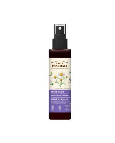 Green Pharmacy Eliksir nabłyszczający rumianek i olej lniany do włosów farbowanych, 150 ml zdjęcie