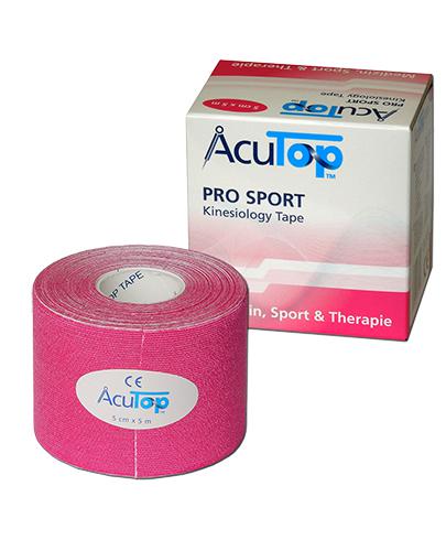 AcuTop Pro Sport Tape 5 cm x 5 m różowy, 1 szt., cena, wskazania, opinie zdjęcie