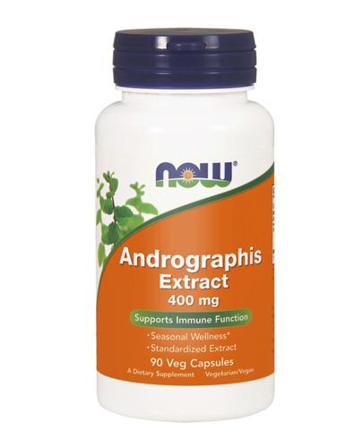 Now Foods Andrographis Extract 400 mg - 90 kaps. - cena, opinie, stosowanie  zdjęcie
