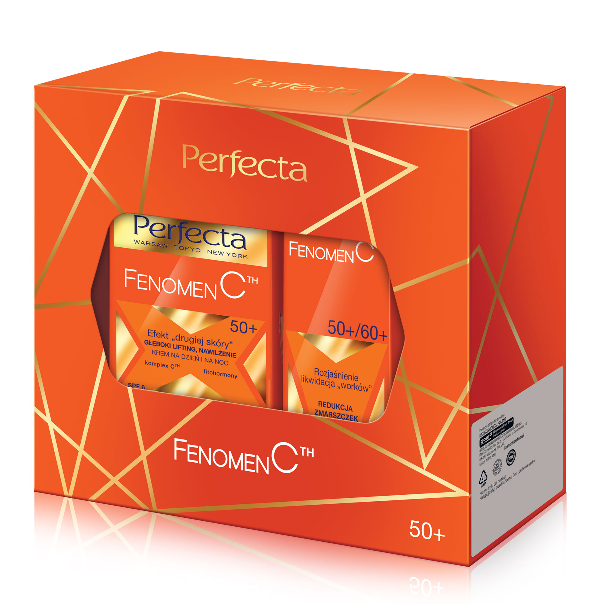Perfecta Zestaw Fenomen C krem 50+, 50 ml+krem pod oczy, 15 ml zdjęcie