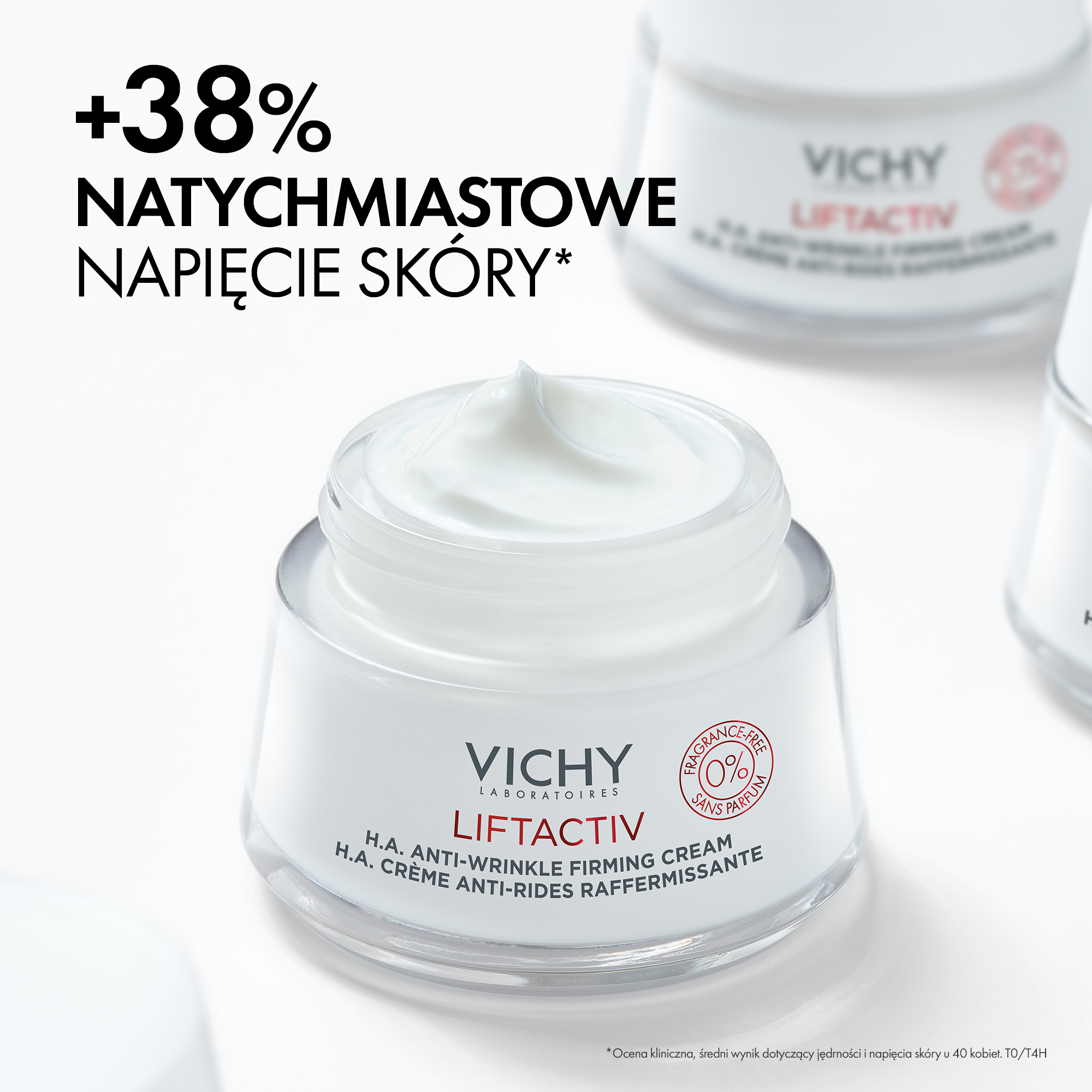 Vichy Liftactiv HA Przeciwzmarszczkowy krem ujędrniający z kwasem hialuronowym bezzapachowy 50 ml