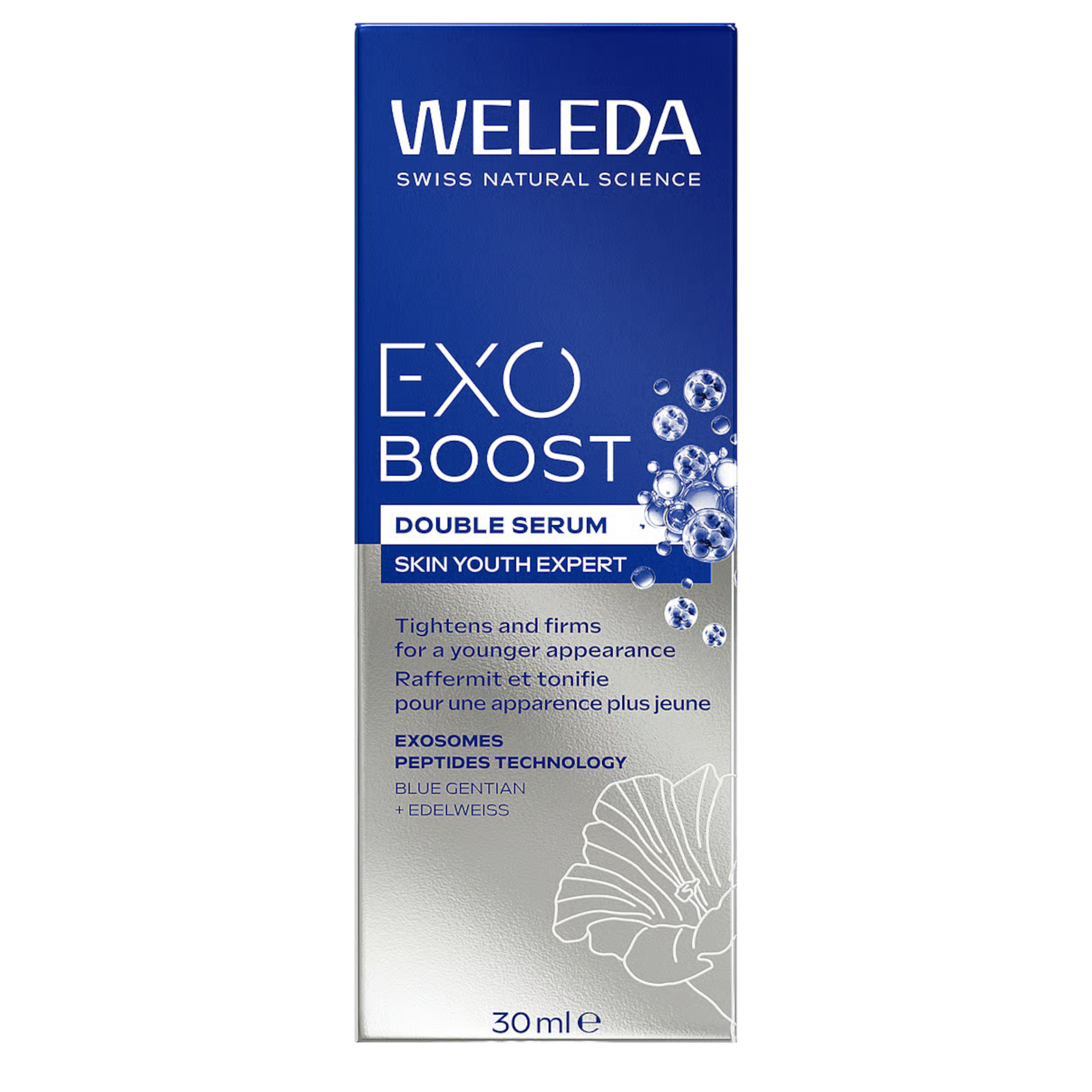 Weleda Exo Boost, podwójne serum z goryczką letnią i szarotką alpejską, 30 ml zdjęcie