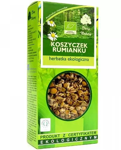 Dary Natury koszyczek rumianku herbatka ekologiczna, 25 g zdjęcie