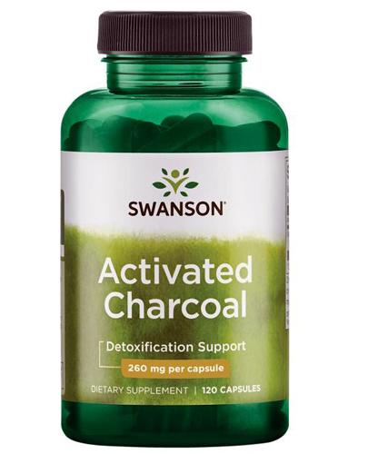 SWANSON Activated Charcoal 260  mg - 120 kapsułek zdjęcie