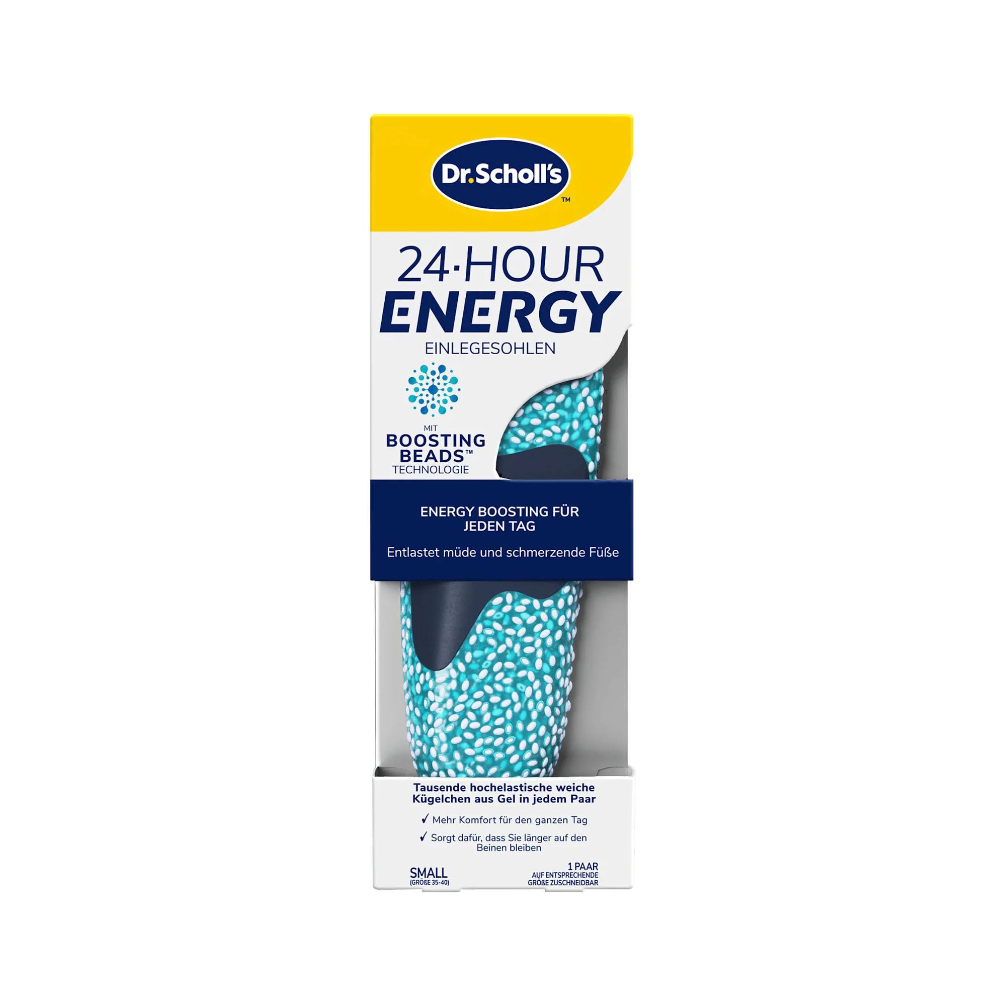Dr. Scholl's, Wkładki do butów, Energia 24 Godziny, rozmiar S, 1 para zdjęcie