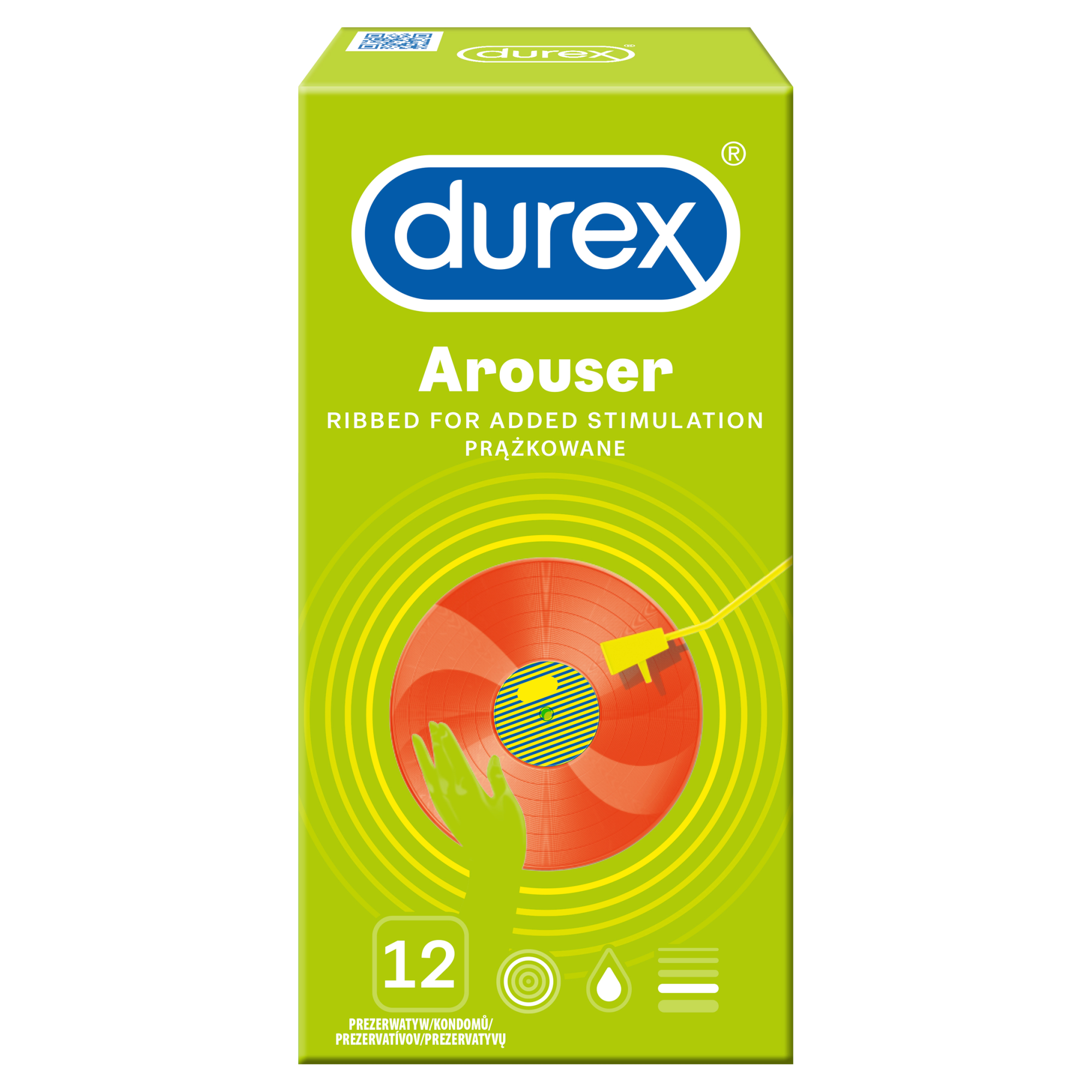 Durex Arouser prezerwatywy 12 sztuk zdjęcie
