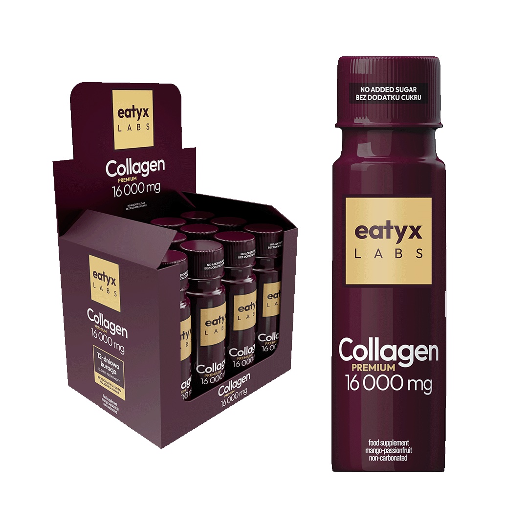 Eatyx Labs, Collagen Premium 16 000 mg, napój, 80 ml