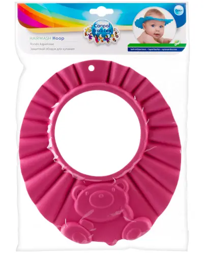 Canpol Babies rondo kąpielowe różowe [74/006] 1 sztuka zdjęcie