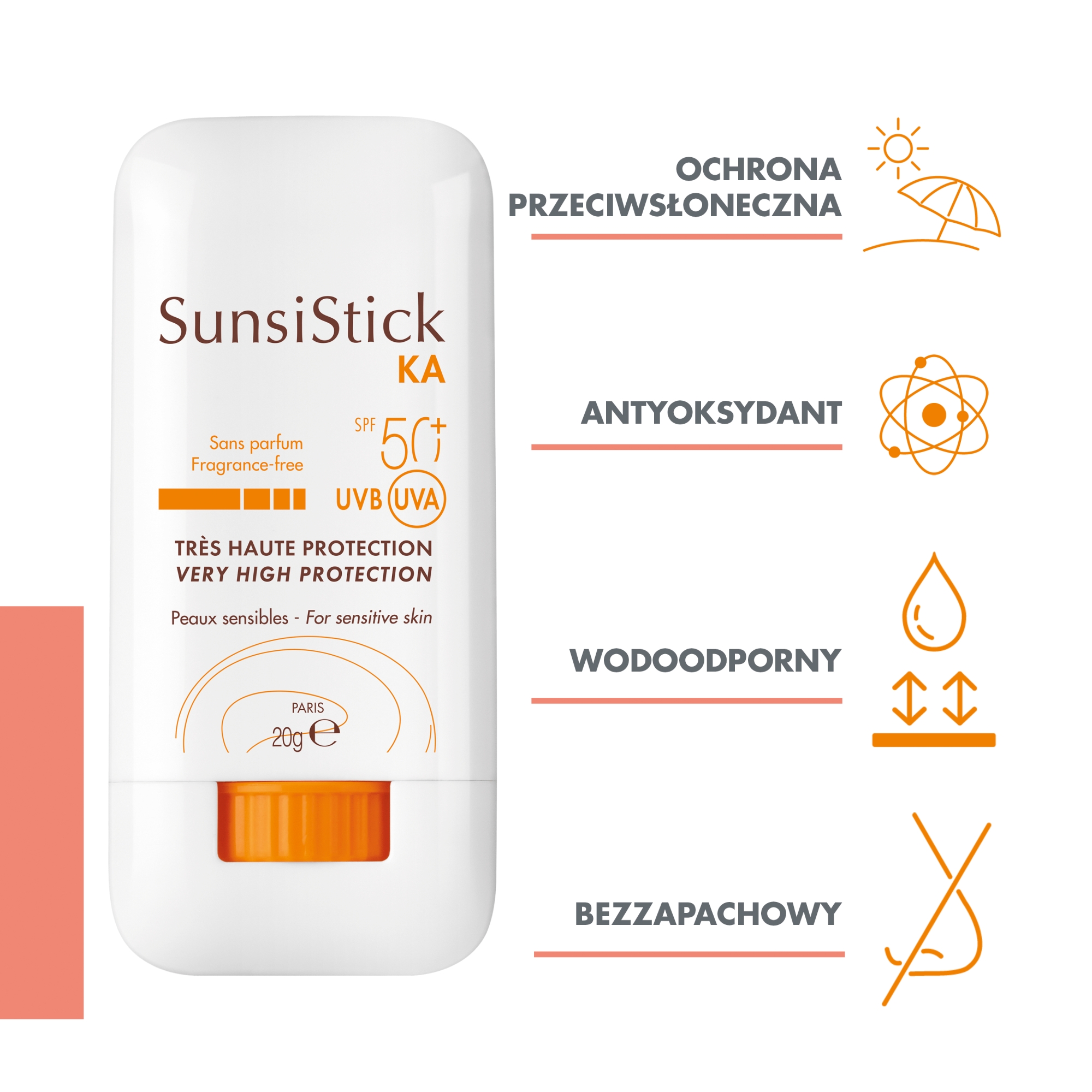 Avene SunsiStick KA SPF 50+ 10 g