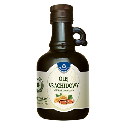 Oleofarm olej arachidowy nierafinowany, płyn 250 ml zdjęcie