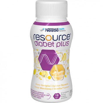 Resource Diabet Plus preparat odżywczy w płynie smak waniliowy 4x 200 ml
