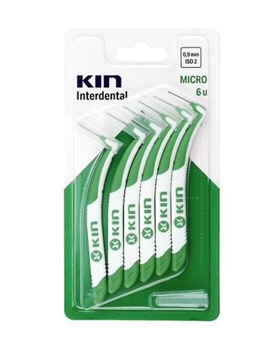 KIN INTERDENTAL 0,9 mm Szczoteczka do przestrzeni międzyzębowych - 6 szt. zdjęcie
