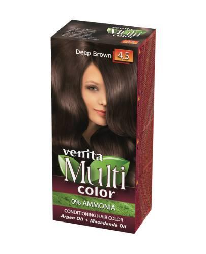 Venita Multi Color, farba bez amoniaku, 4.5 Ciemny Brąz, 50 ml zdjęcie