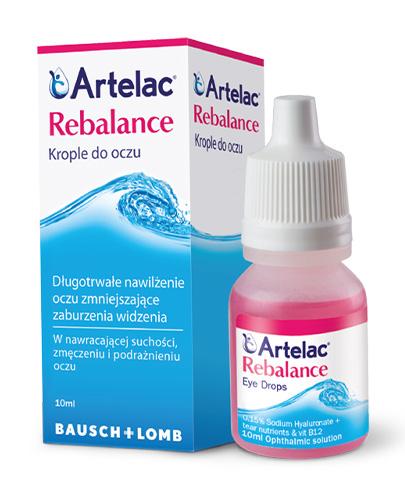 ARTELAC REBALANCE Preparat nawilżający oczy oraz soczewki kontaktowe,10 ml zdjęcie