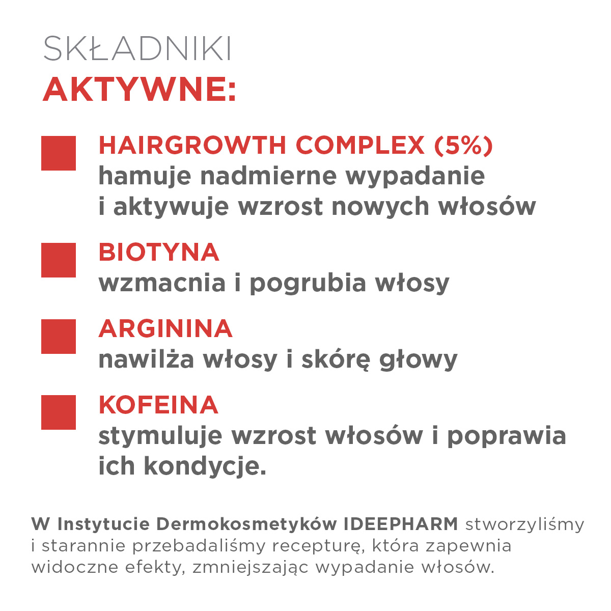 Idee Derm, wcierka przeciw wypadaniu włosów, 100 ml